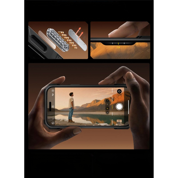 Θήκη Supcase για iPhone 17 Pro Max, Unicorn Beetle Grip Mag, Μαύρο