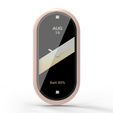 Θήκη 2σε1 + γυαλί μετριασμένο για Xiaomi Smart Band 10 / 9 / 8, ροζ 