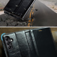 θήκη CASEME για Samsung Galaxy A34 5G, Waxy Textured, μαύρη