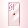 Θήκη για Samsung Galaxy S25 FE, Electro heart, ροζ rose gold