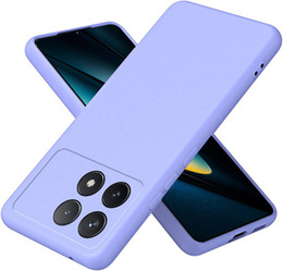Θήκη για Xiaomi Poco F6 Pro, Silicone Lite, μωβ