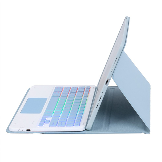 Θήκη με φωτιζόμενο πληκτρολόγιο Bluetooth και touchpad για Samsung Galaxy Tab A11+