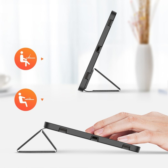 Θήκη για Samsung Galaxy Tab S10+ Plus, Dux Ducis Domo, μαύρη