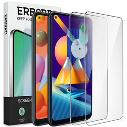 2x Μετριασμένο γυαλί για Samsung Galaxy A11/M11, ERBORD 9H Hard Glass στην οθόνη