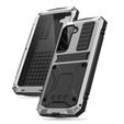 Θωρακισμένη θήκη για Samsung Galaxy S22, R-JUST, ασημένια