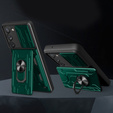 Θωρακισμένη θήκη για Samsung Galaxy S23 Plus, Camera Slide Card Slot, πράσινη