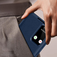 Αναδιπλούμενη θήκη για Samsung Galaxy S23 Ultra, Smart View Wallet, μπλε