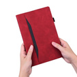 θήκη για Lenovo Tab M11, Classic, με υποδοχή γραφίδας, κόκκινη