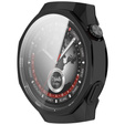 Θήκη 2σε1 με προστατευτικό οθόνης για Huawei Watch GT 5 Pro 46mm, μαύρη