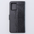 Θήκη με πτερύγιο για Motorola Moto G54 5G, Butterfly, μαύρη
