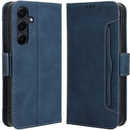 Θήκη με πτερύγιο για Samsung Galaxy A55 5G, Card Slot, μπλε