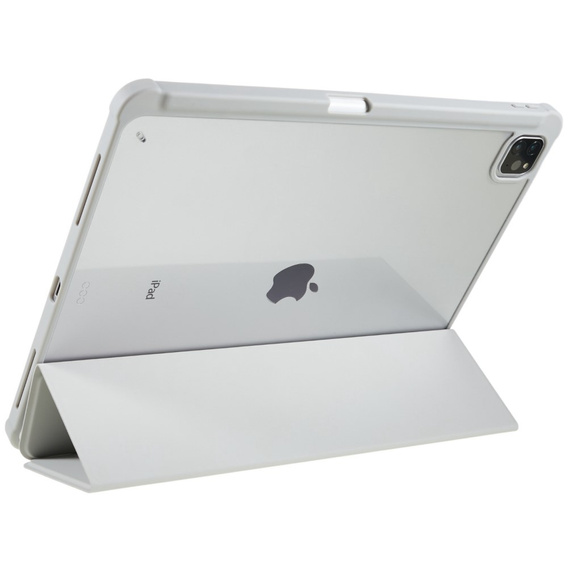 Θήκη για iPad Pro 12.9" 2022/2021/2020 (6/5/4 gen.), Smartcase Hybrid, με χώρο για γραφίδα, γκρι