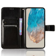 Θήκη με πτερύγιο για Samsung Galaxy M35, Crazy Horse Wallet, μαύρη