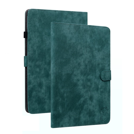 Θήκη για Lenovo Tab M9, Wallet Pen Slot, πράσινη