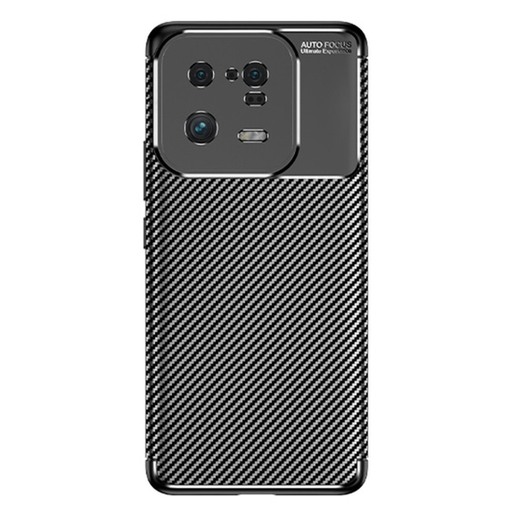 Θήκη για Xiaomi 13 Pro, Carbon Gel, μαύρη
