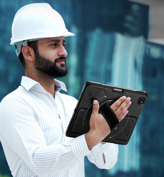 Θήκη Dexnor 360° με ιμάντα και θήκη για γραφίδα για iPad Pro 13" 2024 (7ης γενιάς)