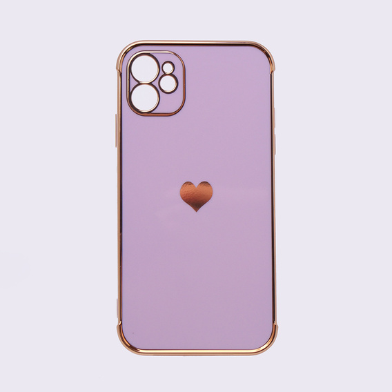 Θήκη για Apple iPhone 11, Electro heart, μωβ