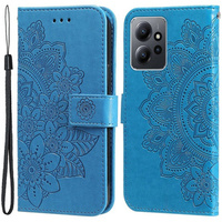 Θήκη με πτερύγιο για Xiaomi Redmi Note 12 4G, Mandala Flower, μπλε