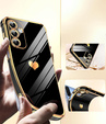 Η θήκη για το Samsung Galaxy A56, Electro heart, μαύρη + γυαλί 9H