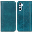 Θήκη για Samsung Galaxy S24+ Plus, Wallet Litchi Leather, πράσινη