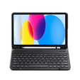 Θήκη + πληκτρολόγιο iPad 10.9 2022 10 Gen, Pen Slot, μαύρη