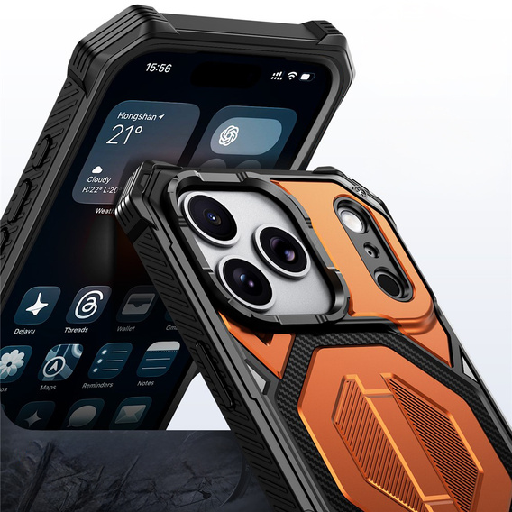 Προστατευτική θήκη με βάση συμβατή με MagSafe για iPhone 17 Pro Max