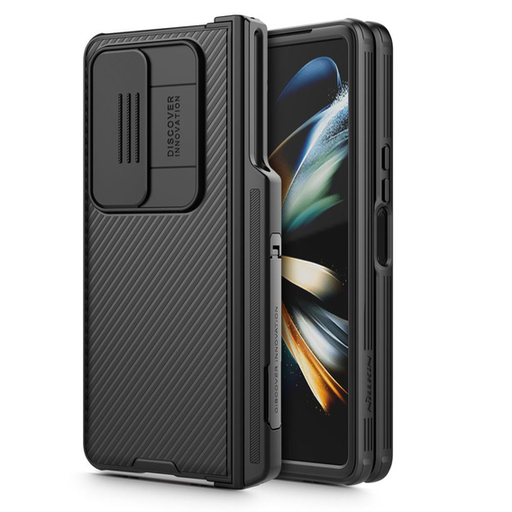 Θήκη για Samsung Galaxy Z Fold4 5G, θωρακισμένη Nillkin, CamShield Pro, μαύρη