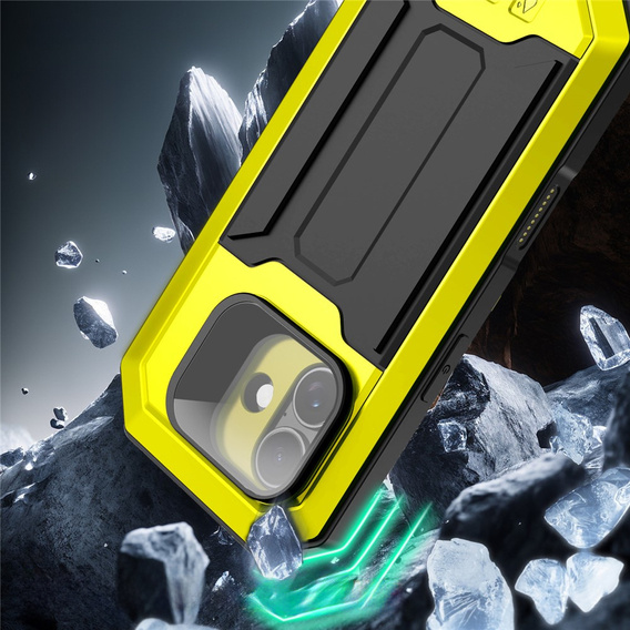 Θήκη R-JUST με προστατευτικό οθόνης και βάση για iPhone 17