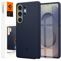 Θήκη Spigen για Samsung Galaxy S25 Ultra, Nano Pop MagSafe, σκούρο μπλε + γυαλί με σκλήρυνση 9H