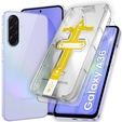 2x Μετριασμένο γυαλί για Samsung Galaxy A36, ERBORD Easy App Full Screen Protector