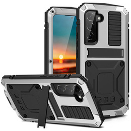 Θωρακισμένη θήκη για Samsung Galaxy S22, R-JUST, ασημένια