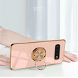 Θήκη για Samsung Galaxy S10+ Plus, Electro Ring, ροζ