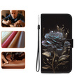 Θήκη με πτερύγιο για Infinix Hot 40i, Wallet, Rose μαύρη