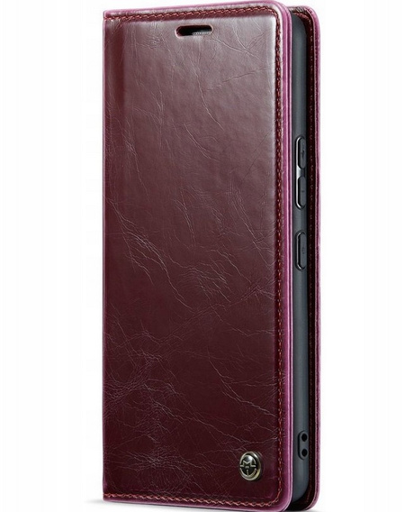 θήκη CASEME για Samsung Galaxy A53 5G, Waxy Textured, μπορντό