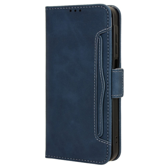 Θήκη με πτερύγιο για Realme Note 70T 4G, Card Slot, σκούρο μπλε
