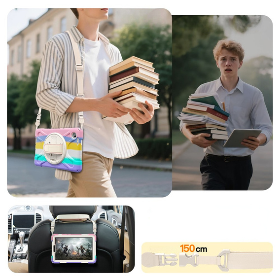 Θήκη με βάση και ιμάντα ώμου για Lenovo Tab One