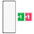 Μετριασμένο γυαλί 3D για Samsung Galaxy Z Fold 4 5G, μαύρη