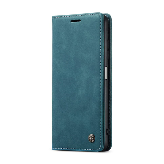 θήκη CASEME για Xiaomi Redmi Note 10 / 10S, Leather Wallet Case, πράσινη