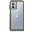 Θήκη για Motorola Moto G84 5G, Fusion Hybrid, διαφανής / μαύρη