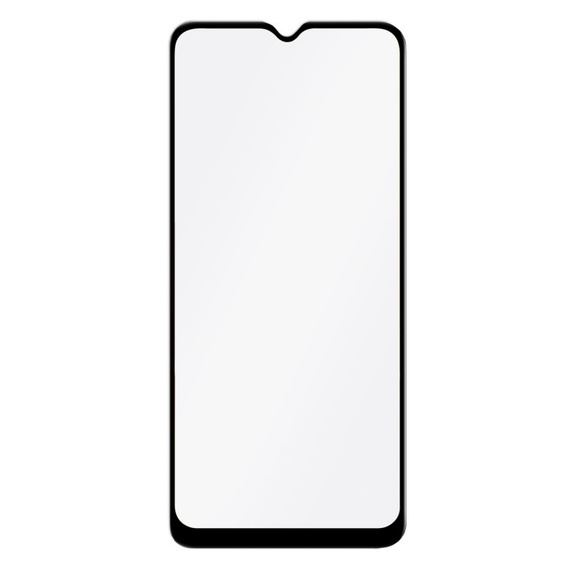 Μετριασμένο γυαλί 3D για Vivo Y16, μαύρη