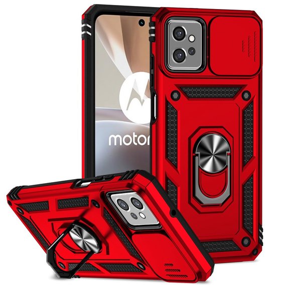 Θήκη για Motorola Moto G32, CamShield Slide, κόκκινο