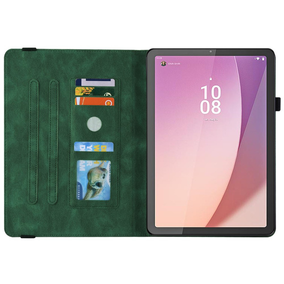 θήκη για το Lenovo Tab M9, Butterfly, πράσινη