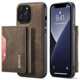 Θήκη για iPhone 14 Pro, DG.MING 2in1, καφές