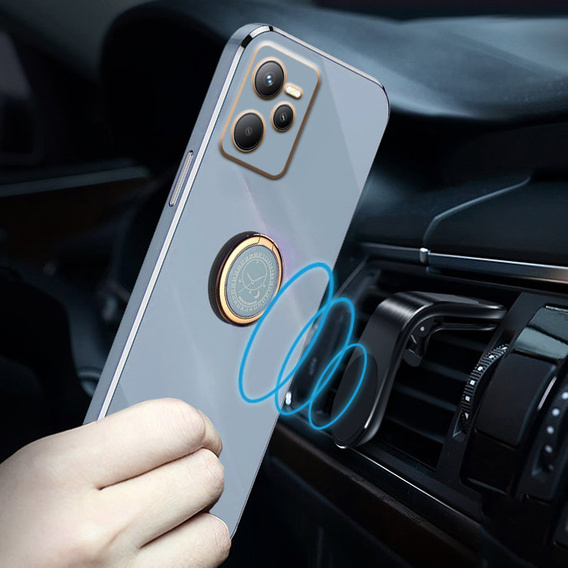 Θήκη για Realme C35, Electro Ring, μπλε