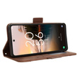 Θήκη με πτερύγιο για TCL 40 NxtPaper, Card Slot, καφέ