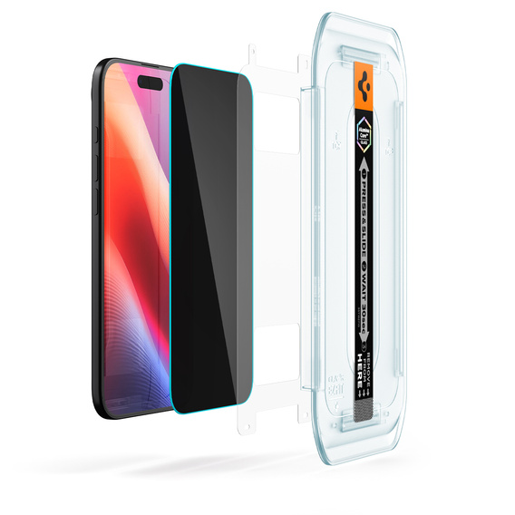 Spigen Glas.TR "EZ FIT" γυαλί σκλήρυνσης της ιδιωτικής ζωής HD για iPhone Air (2 τμχ)