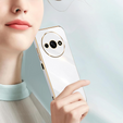 Θήκη για Xiaomi Redmi A3, Glamour CamShield, λευκή