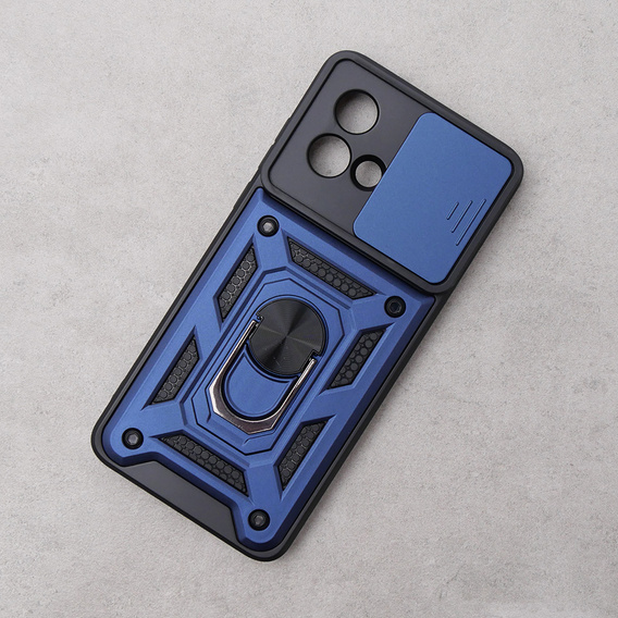 Θήκη για Motorola Moto G84 5G, CamShield Slide, μπλε