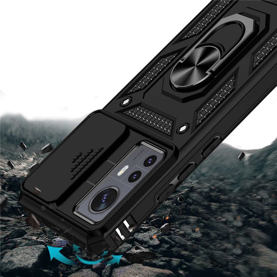 Θήκη για Xiaomi 12 / 12X, CamShield Slide, μπλε