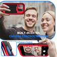 Θήκη R-JUST με προστατευτικό οθόνης και βάση για iPhone 17